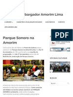 Parque Sonoro Na Amorim - EMEF Desembargador Amorim Lima