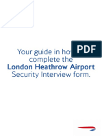 LHR SI Candidate Guidance - Face-to-Face