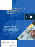Presentación Del Simulador de Finanzas