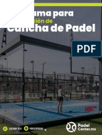 Diagrama para Construccion de Cancha Padel PDF