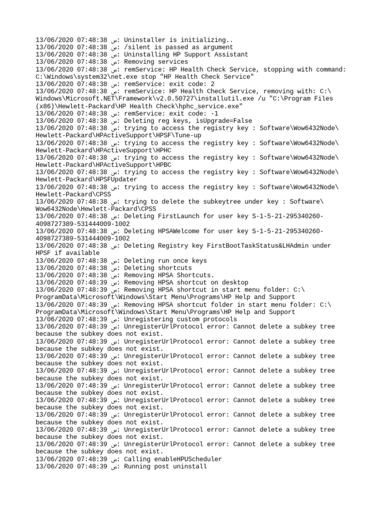 How To Uninstall Hp Support Assistant