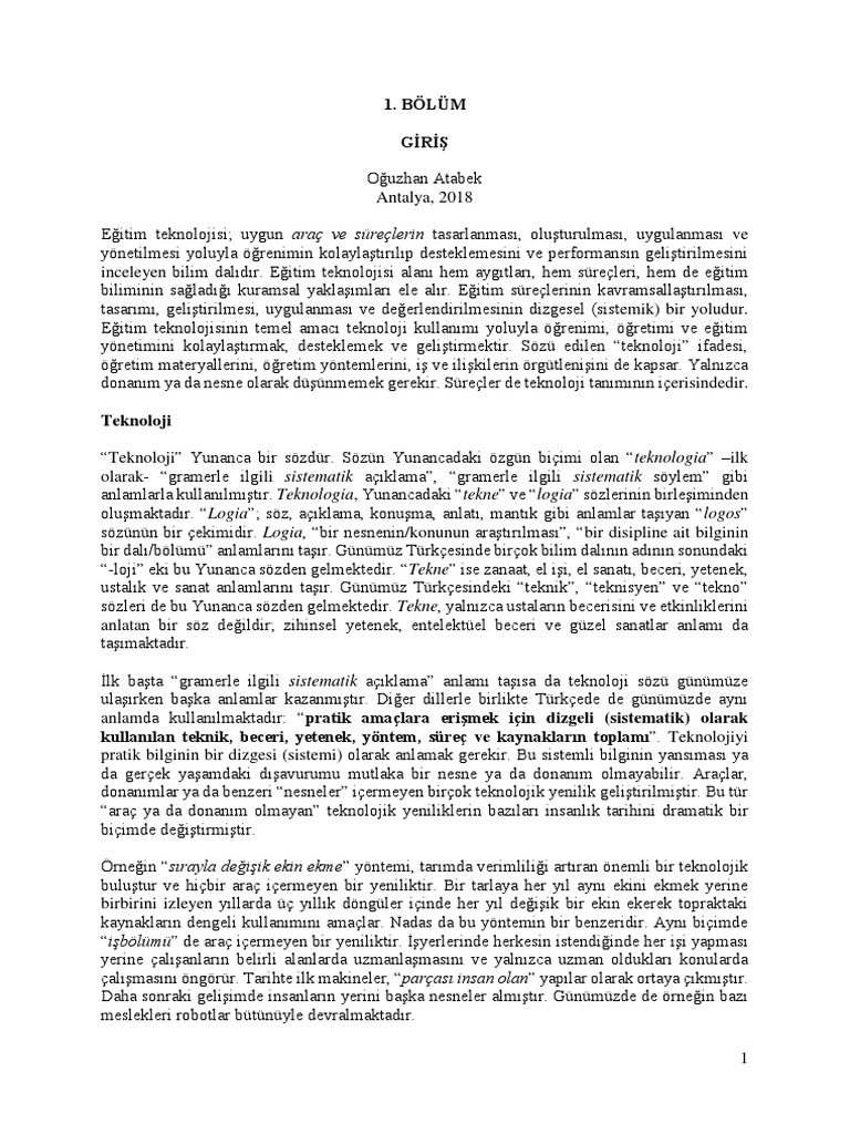 Bölüm 1 Giriş Pdf