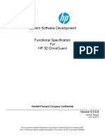 HP 3D DriveGuard Functional Specification