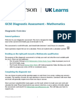 GCSE Maths Online Study Course - Diagnostic Assessment