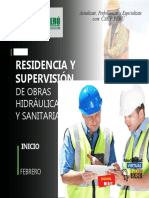 Residencia y Supervision de Obras Hidraulicas y Sanitarias1