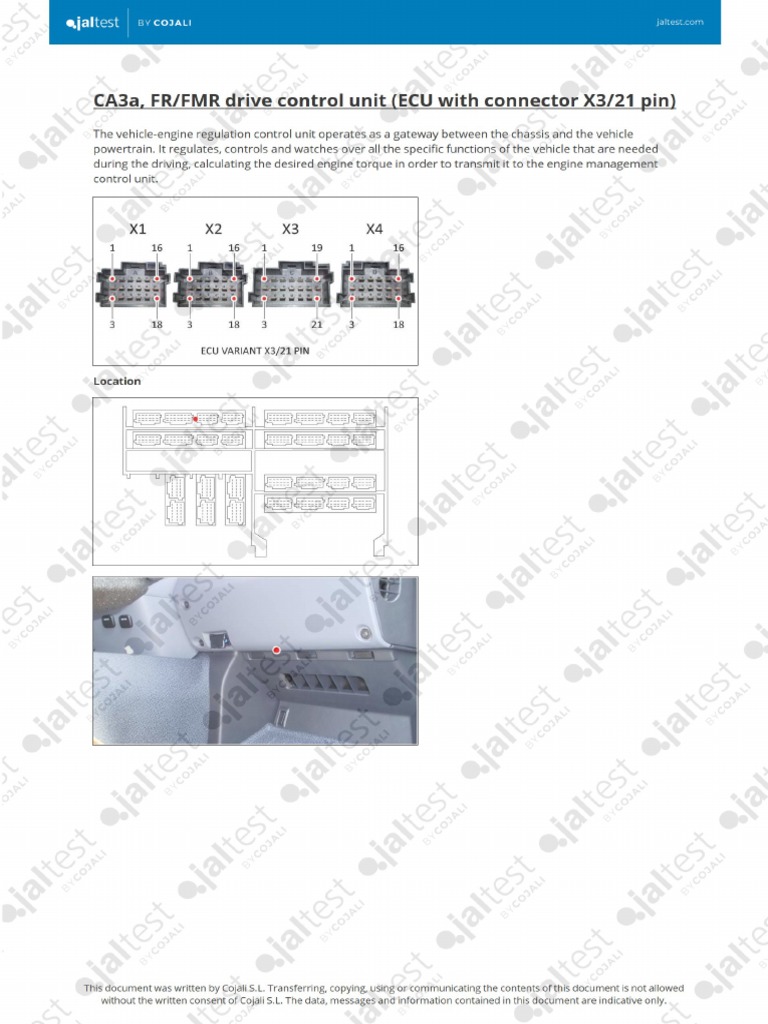 FR Pin Out | PDF