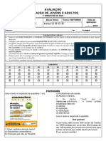 Avaliação de jovens e adultos do 2o bimestre de 2023