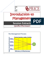 Introduction to Management Session Extracts