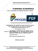 Modificación presupuestal Moquegua mejora servicios turísticos valles