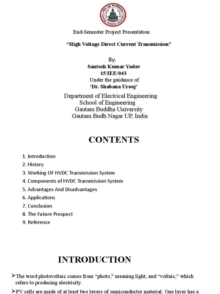 HVDC Transmission System Overview | PDF | High Voltage Direct Current ...