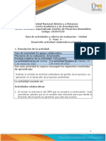 Guía de Actividades y Rúbrica de Evaluación - Unidad 3 - Paso 4 - Desarrollo Actividad Colaborativa Unidad 3