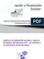 Evaluación, Nuevo Énfasis