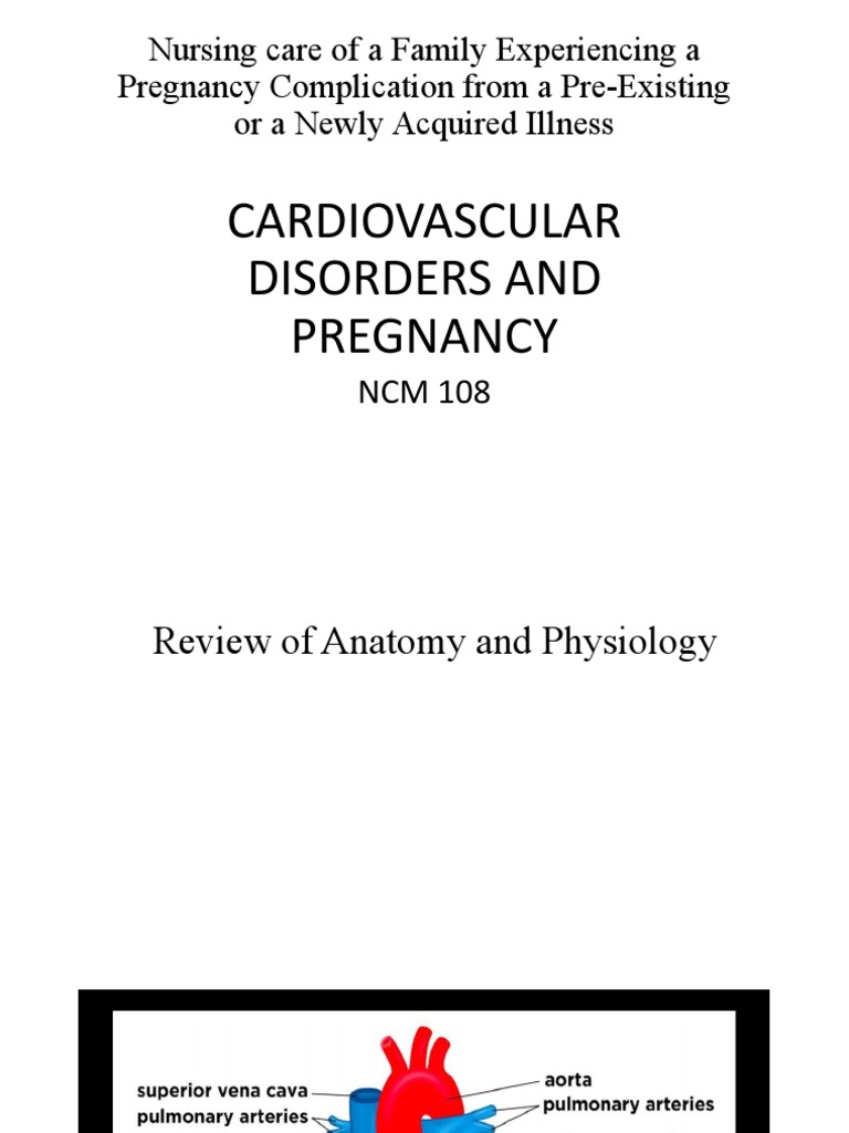 Cardiovascular Disorders in Pregnancy | PDF | Heart | Heart Failure