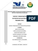 2023 Costos y Presupuestos de Proyectos Electricos