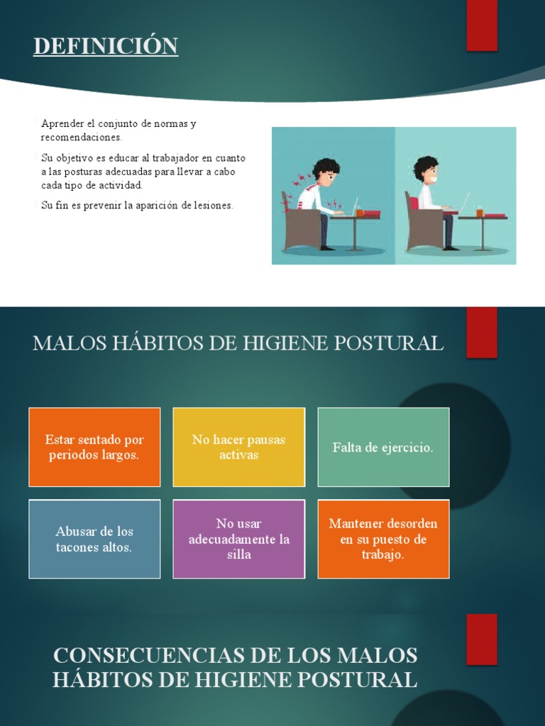 Consejos para Mejorar la Higiene Postural | PDF | Relaciones personales ...