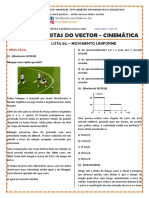 Lista 02 Movimento Uniforme PDF