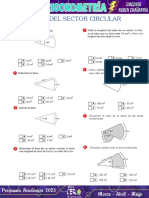 Áreas de sectores y figuras circulares