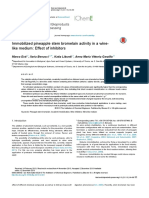 Immobilized Pineapple Stem Bromelain Activity in A Wine-Like Medium Effect of Inhibitors