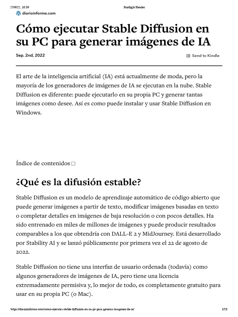 Cómo Ejecutar Stable Diffusion en Su PC para Generar Imágenes de IA ...