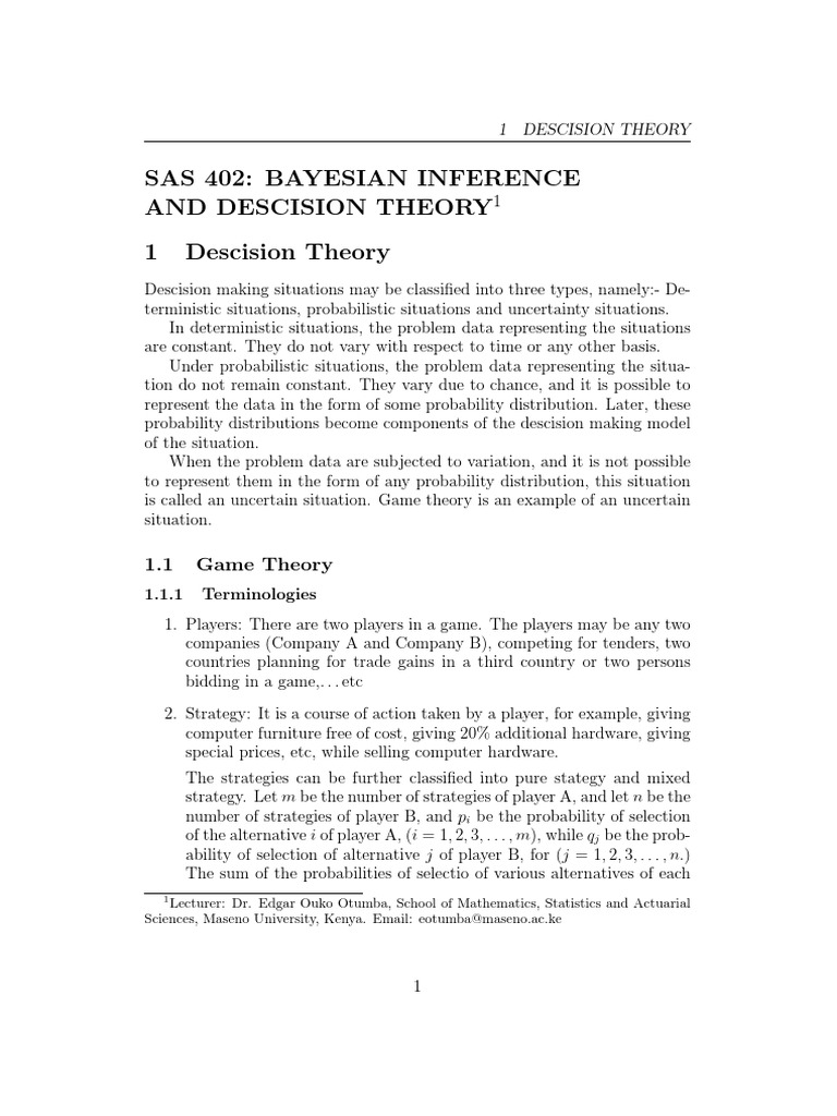 What Is Bayesian Mathematical Theory