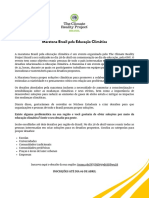 Maratona Brasil Pela Educação Climática.