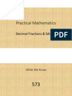 Practical Mathematics: Decimal Fractions & Money