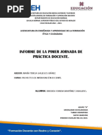 Informe de La Primera Jornada de Practicas PDF