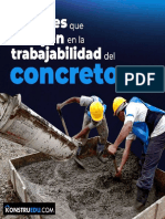 Factores Que Influyen en La Trabajabilidad Del Concreto