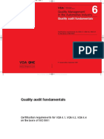 VDA Volume 6 Certification Requirements For VDA 6.1, VDA 6.2, VDA 6.4 On The Basis of ISO 9001-Quality Audit Fundamentals PDF