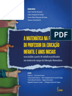 A Matemática Na Formação Do Professor Da Educação Infantil e Anos Iniciais: Uma Análise A Partir de Trabalhos Publicados em Eventos Do Campo Da Educação Matemática