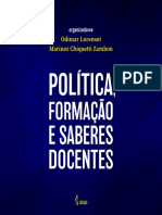 Política, Formação e Saberes Docentes