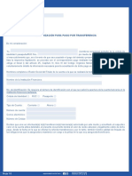 Solicitud Acreditacion Por Transferencia