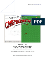 Beginner Guide To Game Programming With Allegro - Odt