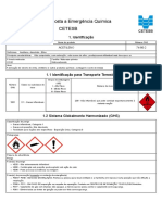 Ficha de Resposta a Emergência Química para Acetileno