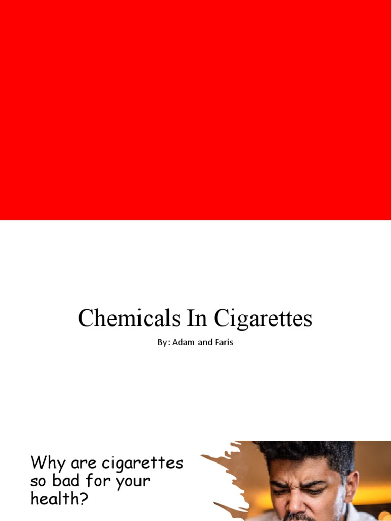 Chemicals in Cigarettes | PDF