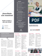 Tríptico Lic - en Enfermería, Sede Xonacatlán 2023 Digital PDF