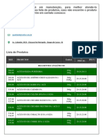 Catalogo Produtos Quimicos