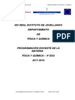 4 - Fyq Programación FQ 4º Eso 17-18 PDF