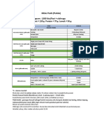 Meal Plan (Puasa)