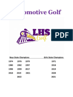 Laurel Locomotive Golf Booklet 2023