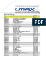 Lista de Precio Repuestos Taller Junio PDF