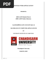20BCA1409 Netflix Web Application PDF