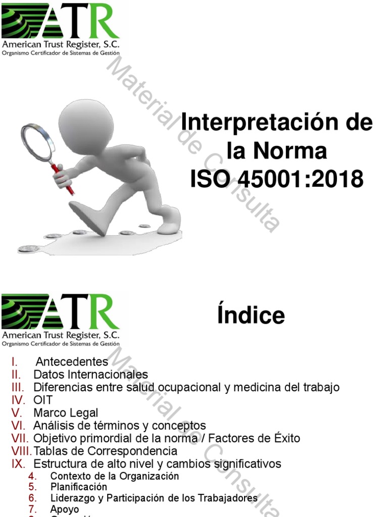 4 Interpretacion de La Norma ISO 45001 | PDF | Organización ...