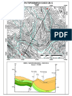 Perfil Y Seccion Geologica - Cusco 28-S Escala: 1: 75 000: Peo-A/1 Peo-So/i Río Vellille Río Apurimac Peo-So/s