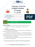 Atividade Escolar 7°ano 8°semana EF