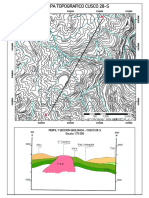 Perfil Y Seccion Geologica - Cusco 28-S Escala: 1:75 000: SO A NW A'