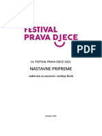 14 Festival Prava Djece Nastavne Pripreme