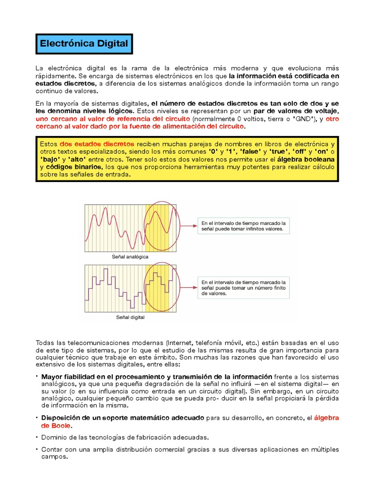 Electrónica Digital PDF Ingeniería Electrónica Diseño electronico