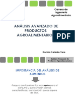 Clase 1 - Análisis de Alimentos