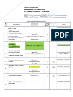 Plan de Evaluación Estudiante 3er Lapso Química V